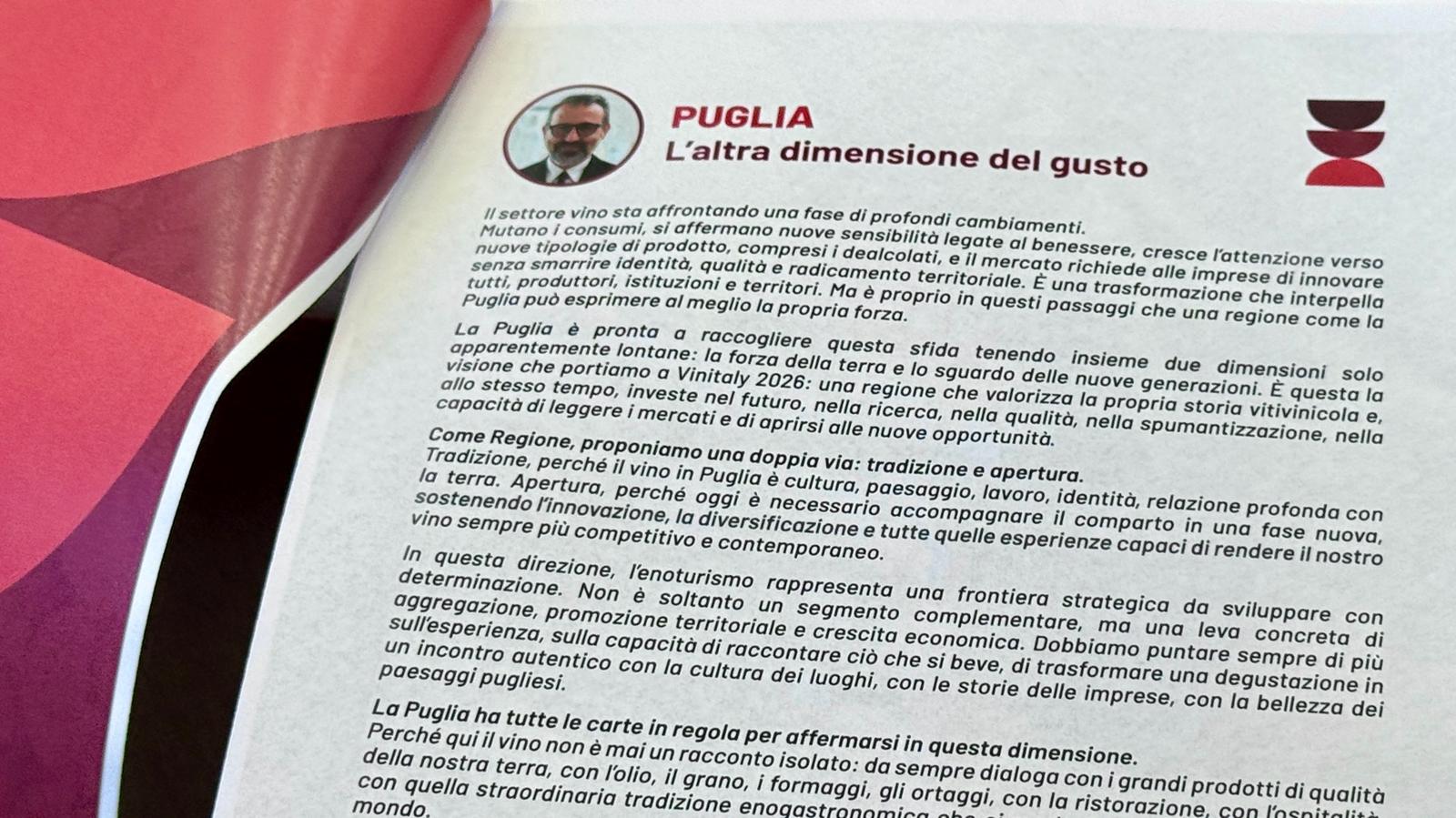 Galleria Puglia, un’altra dimensione del gusto al Vinitaly 2026 - Diapositiva 4 di 8